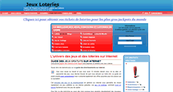 Desktop Screenshot of jeux-loteries.gagner-ensemble.com